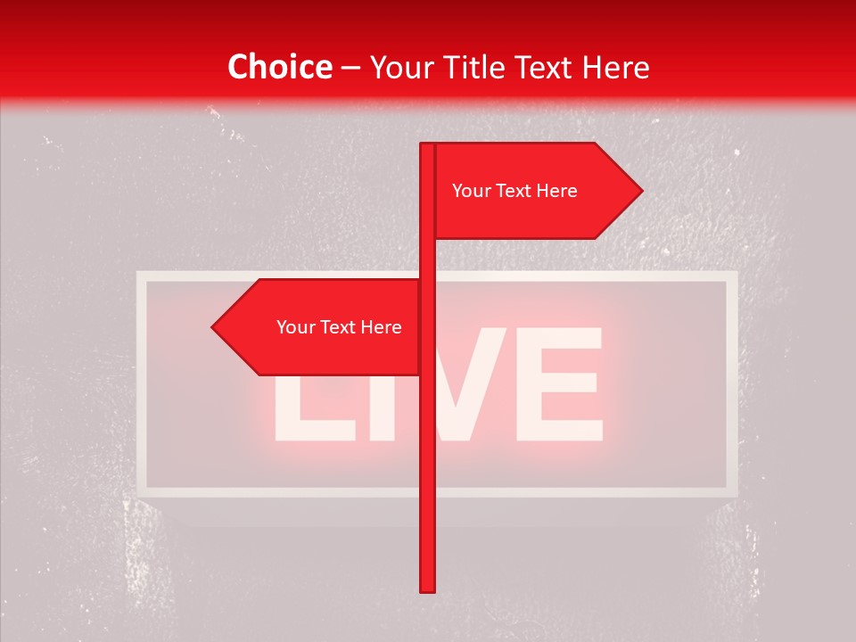 Signal Board Ether PowerPoint Template