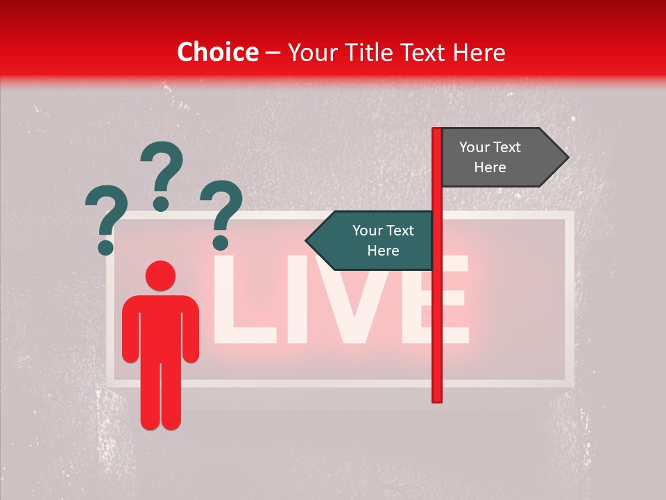 Signal Board Ether PowerPoint Template