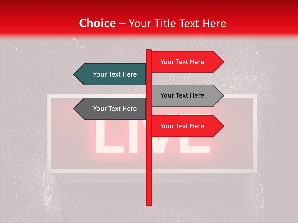 Signal Board Ether PowerPoint Template
