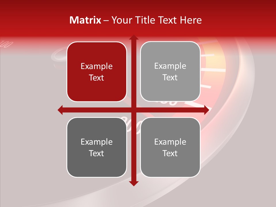 Auto Car Dashboard PowerPoint Template