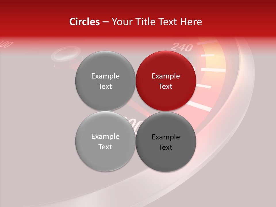 Auto Car Dashboard PowerPoint Template