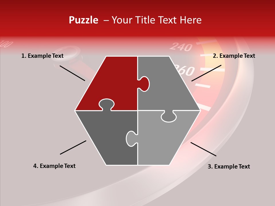 Auto Car Dashboard PowerPoint Template