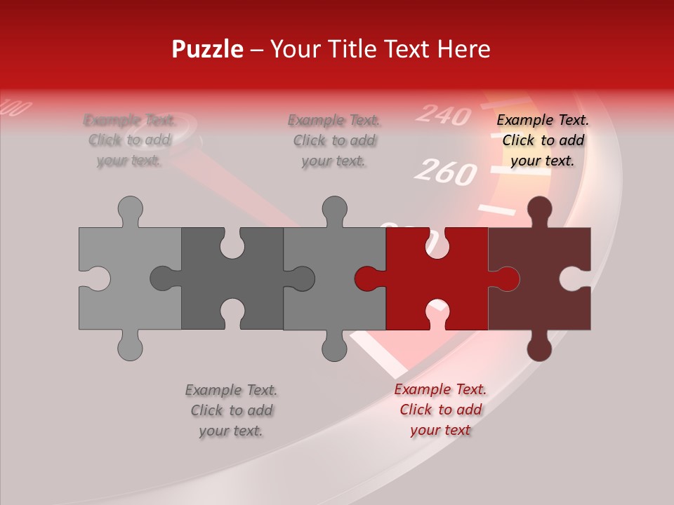 Auto Car Dashboard PowerPoint Template