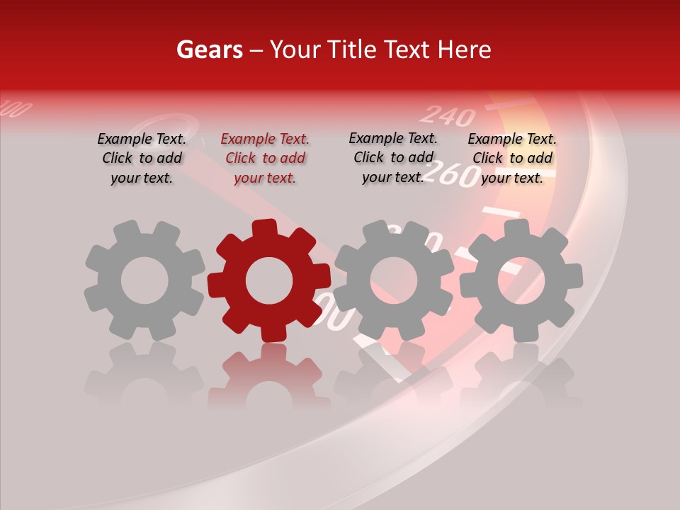 Auto Car Dashboard PowerPoint Template