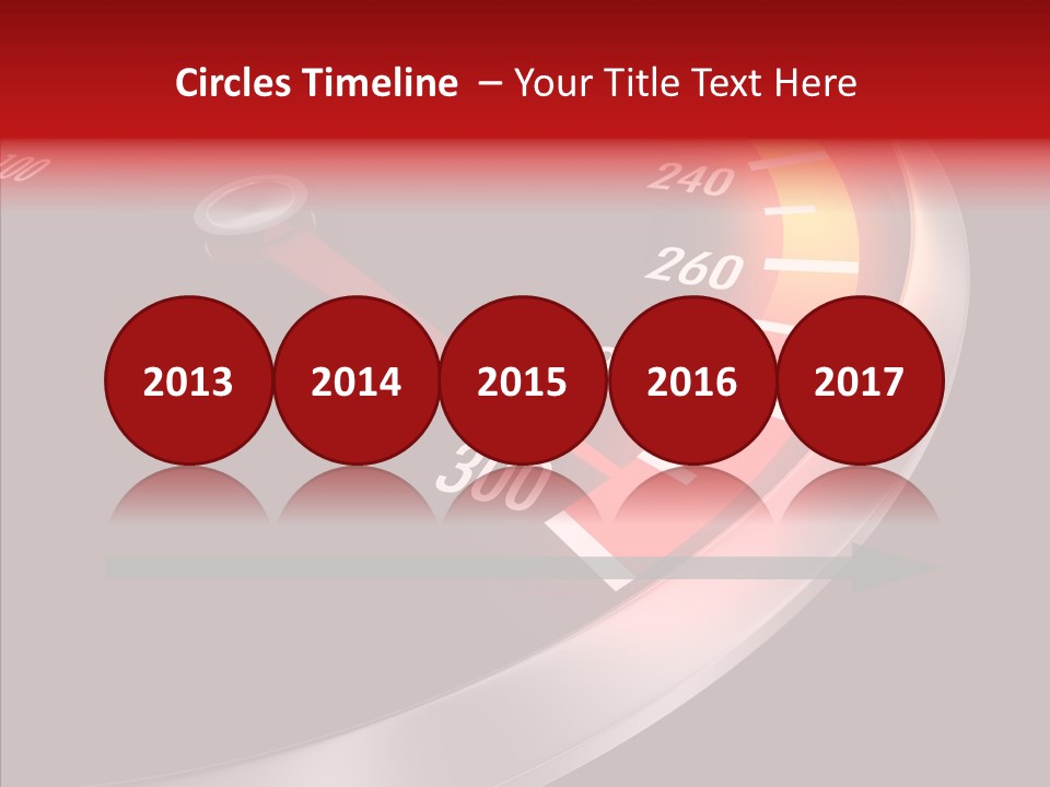 Auto Car Dashboard PowerPoint Template
