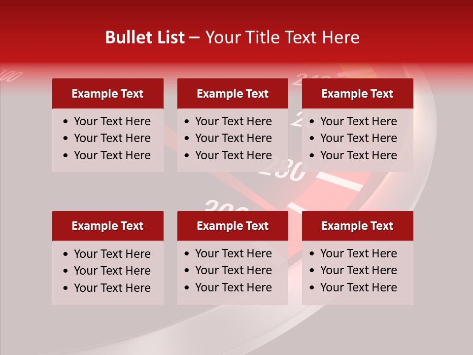 Auto Car Dashboard PowerPoint Template