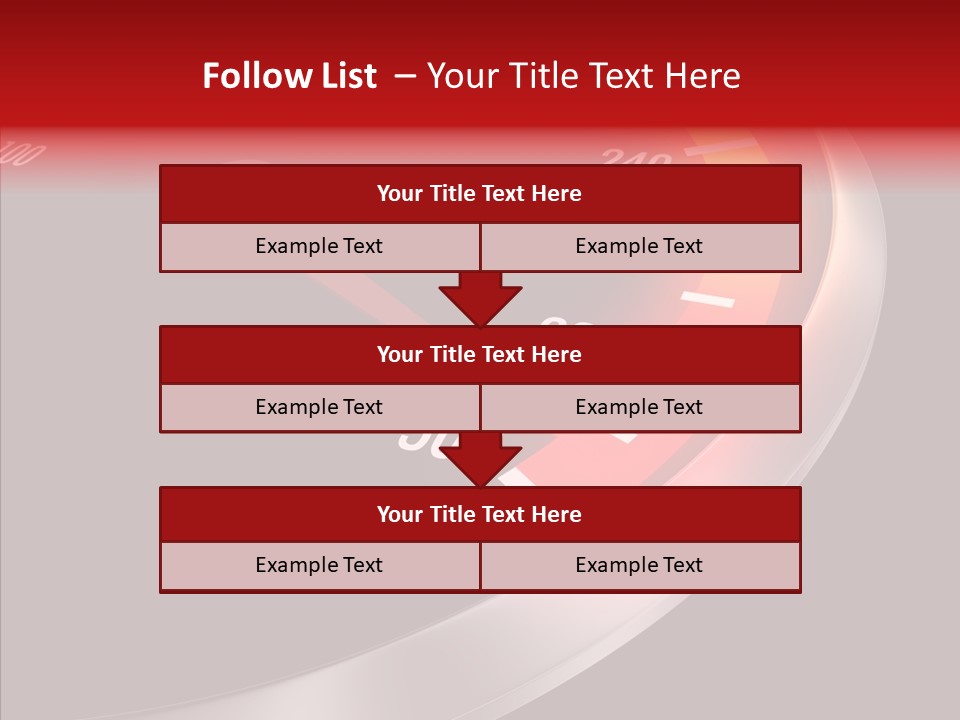 Auto Car Dashboard PowerPoint Template