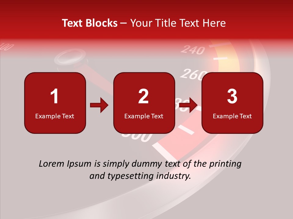 Auto Car Dashboard PowerPoint Template
