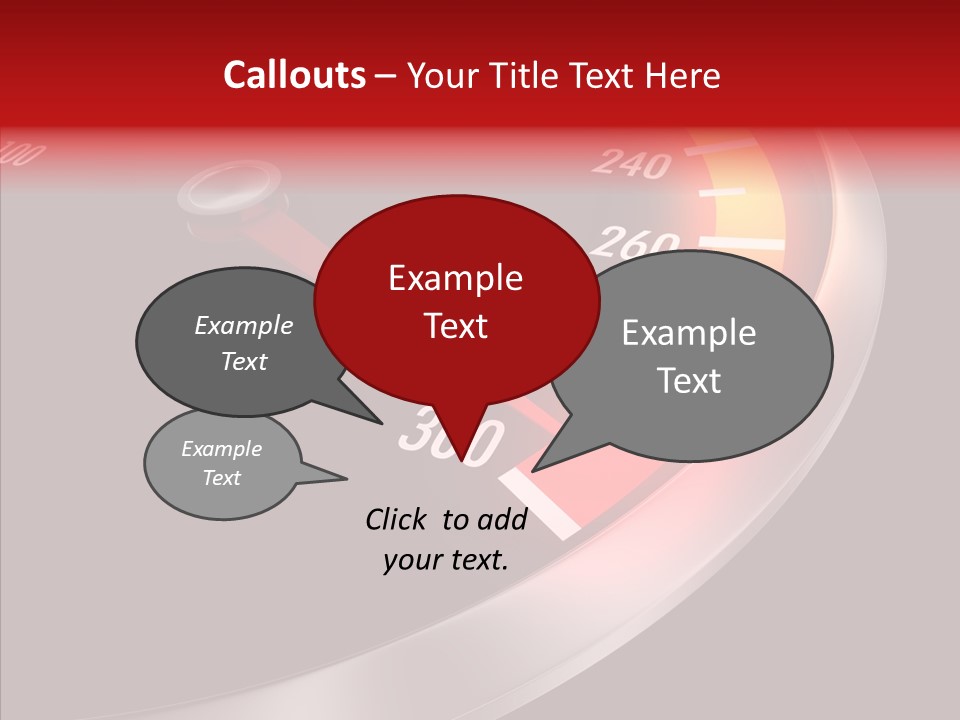 Auto Car Dashboard PowerPoint Template