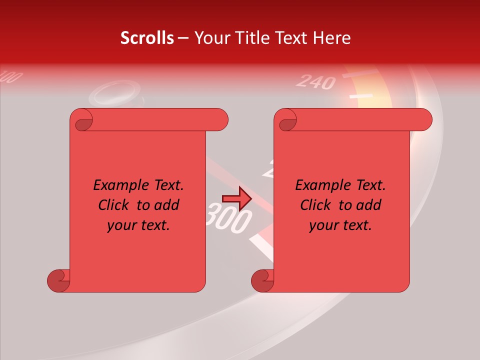 Auto Car Dashboard PowerPoint Template