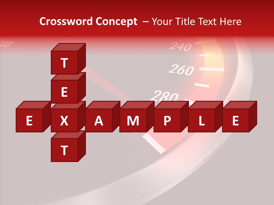 Auto Car Dashboard PowerPoint Template