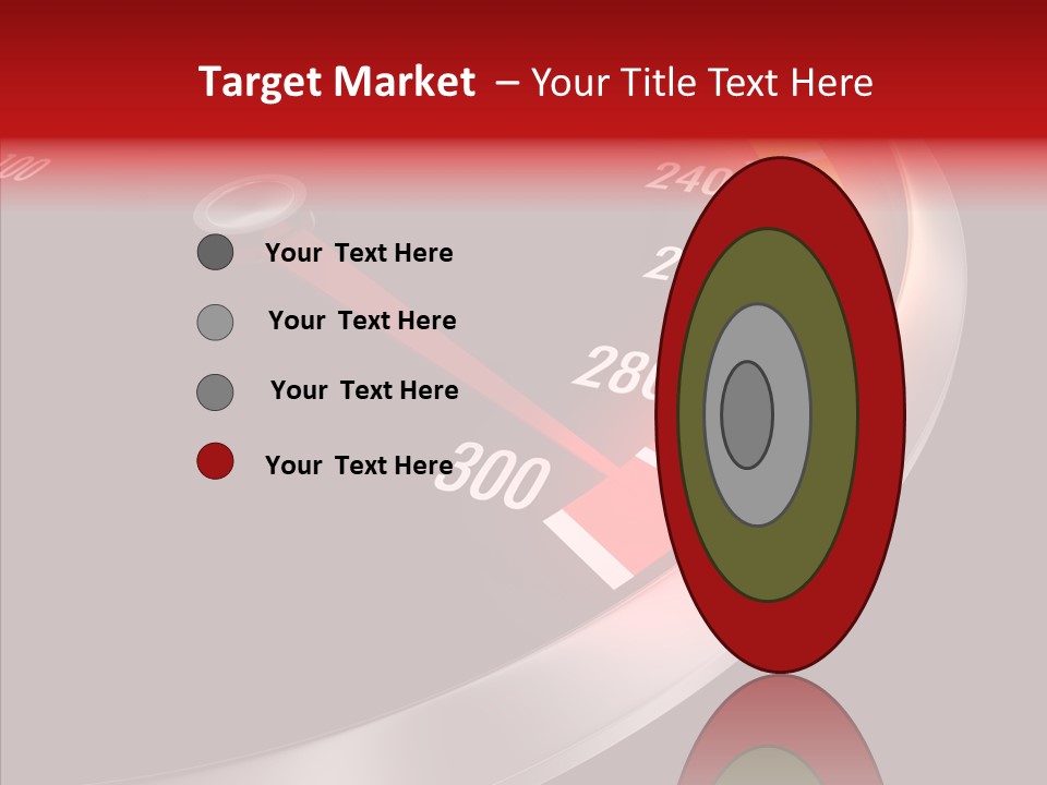 Auto Car Dashboard PowerPoint Template