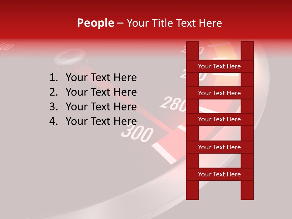Auto Car Dashboard PowerPoint Template