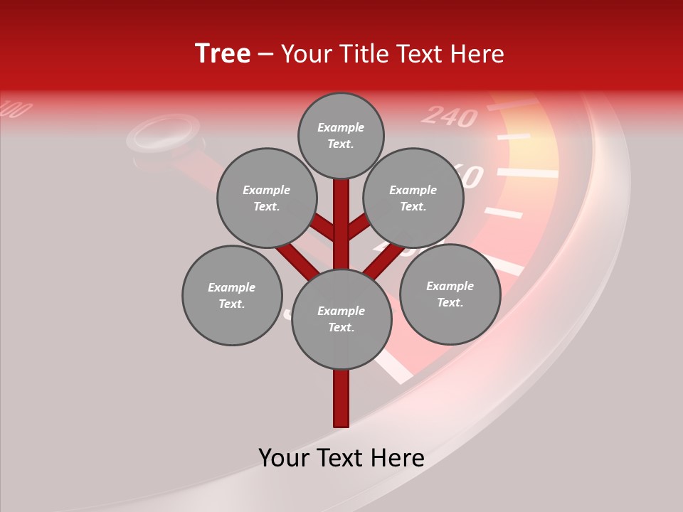 Auto Car Dashboard PowerPoint Template