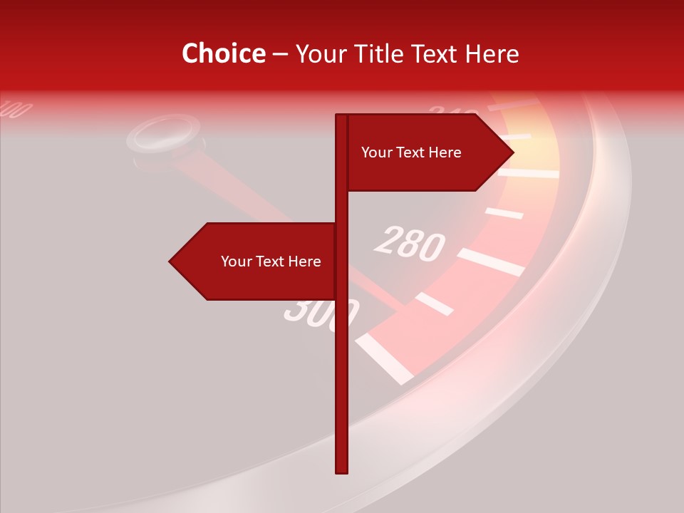 Auto Car Dashboard PowerPoint Template