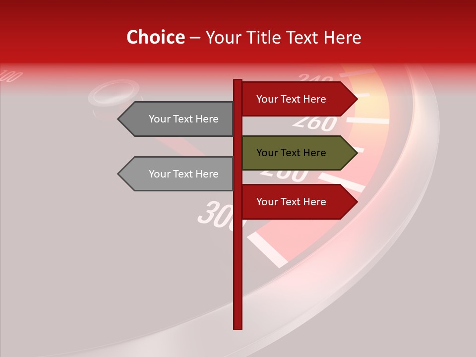 Auto Car Dashboard PowerPoint Template