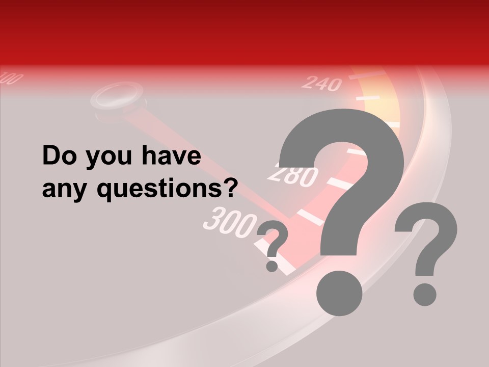 Auto Car Dashboard PowerPoint Template