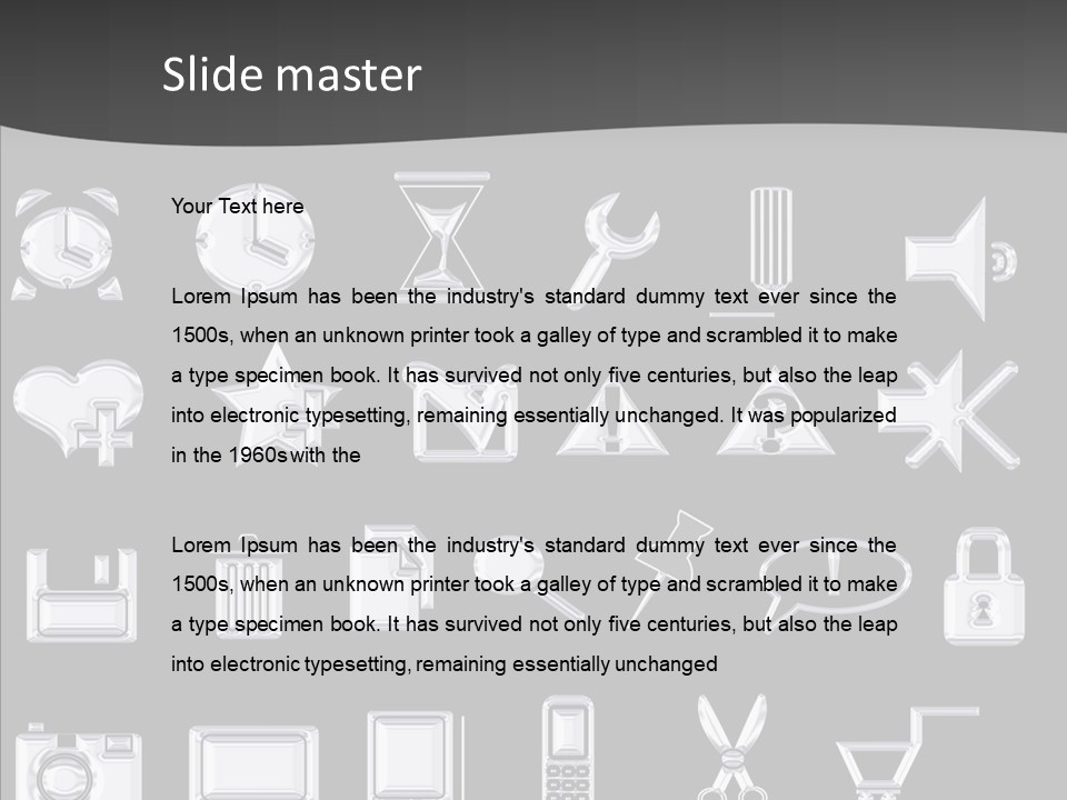 Set Ring Web PowerPoint Template