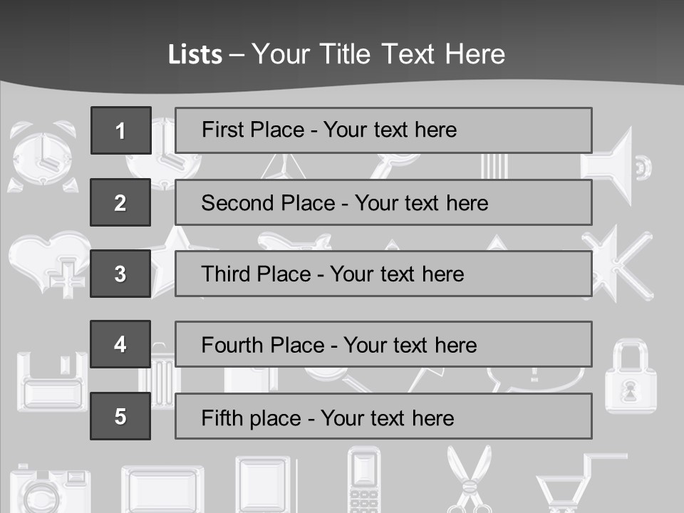 Set Ring Web PowerPoint Template