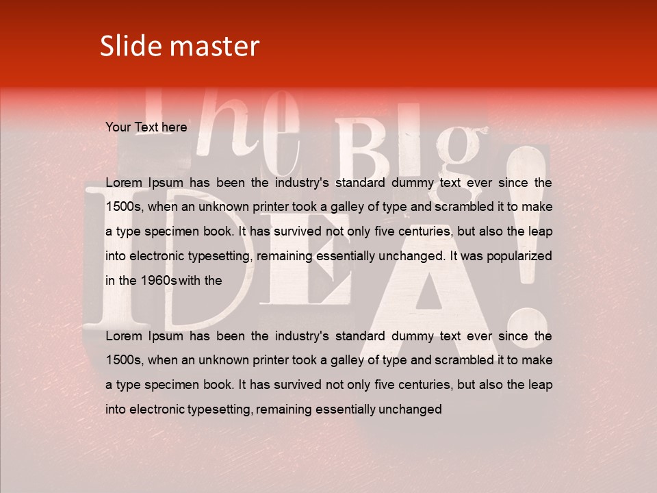 Retro Inspiration Creative PowerPoint Template