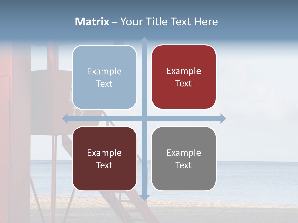 Building Beach Tropical PowerPoint Template