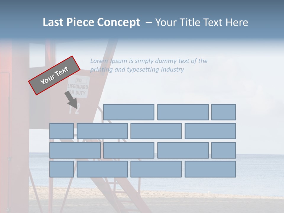 Building Beach Tropical PowerPoint Template