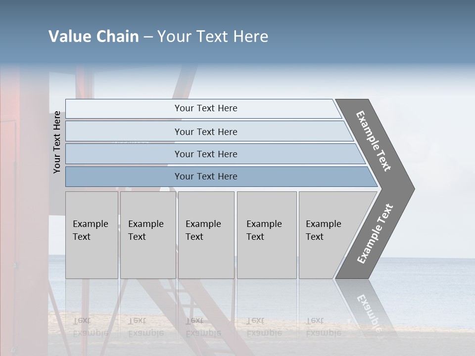 Building Beach Tropical PowerPoint Template