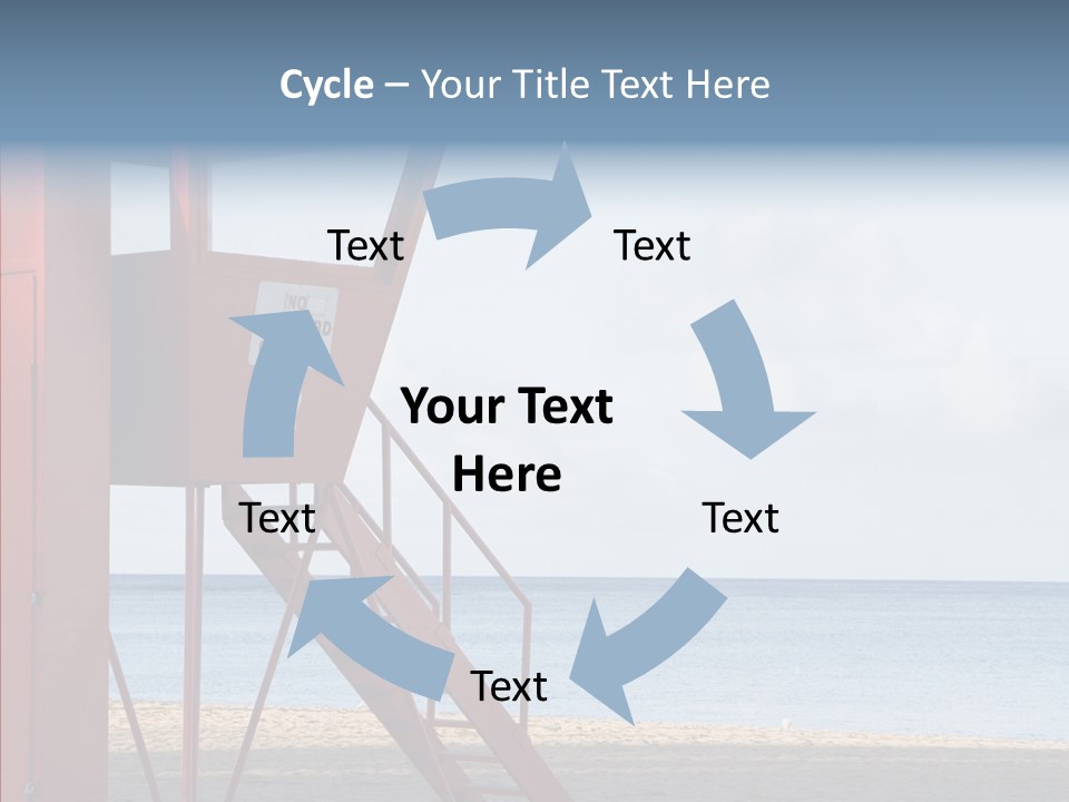 Building Beach Tropical PowerPoint Template