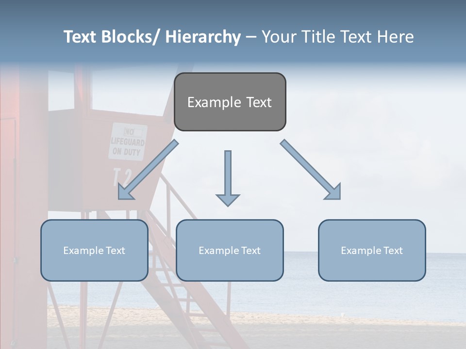 Building Beach Tropical PowerPoint Template