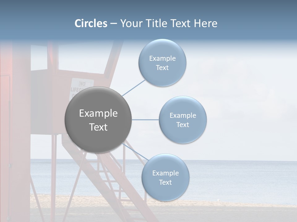 Building Beach Tropical PowerPoint Template