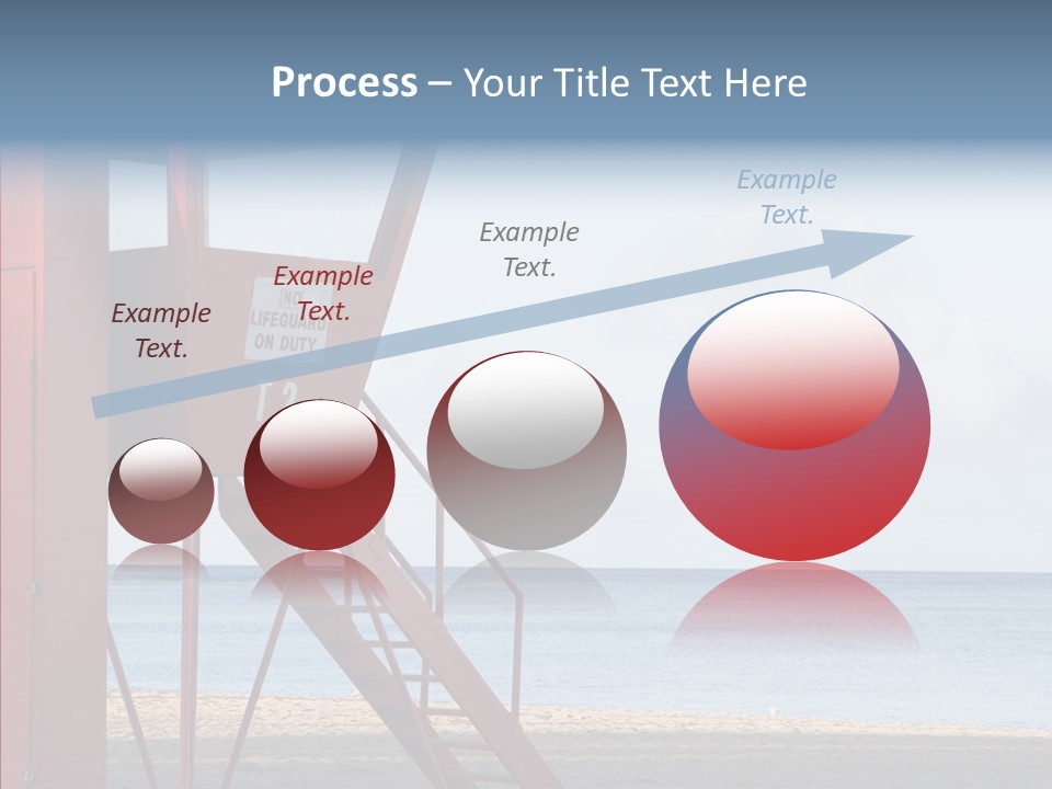 Building Beach Tropical PowerPoint Template