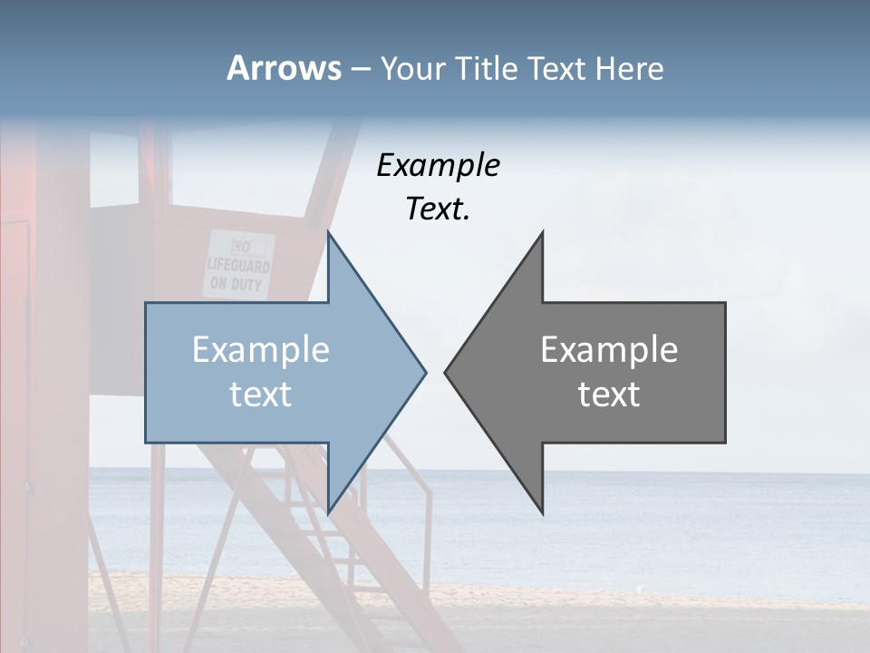 Building Beach Tropical PowerPoint Template