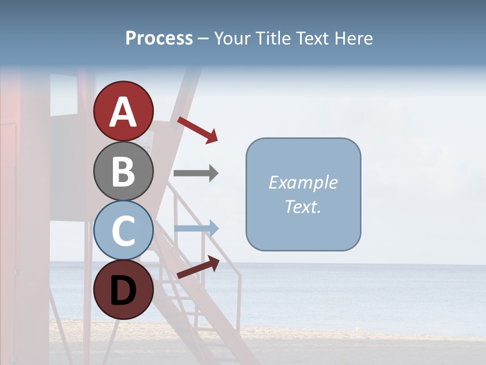 Building Beach Tropical PowerPoint Template