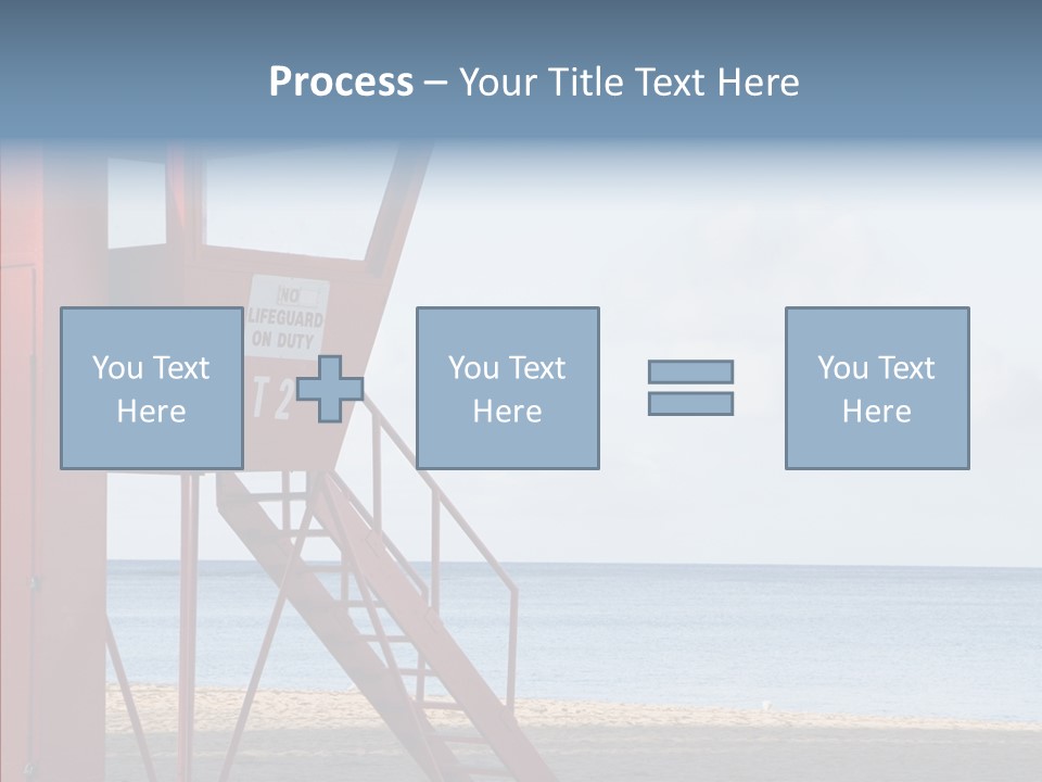 Building Beach Tropical PowerPoint Template