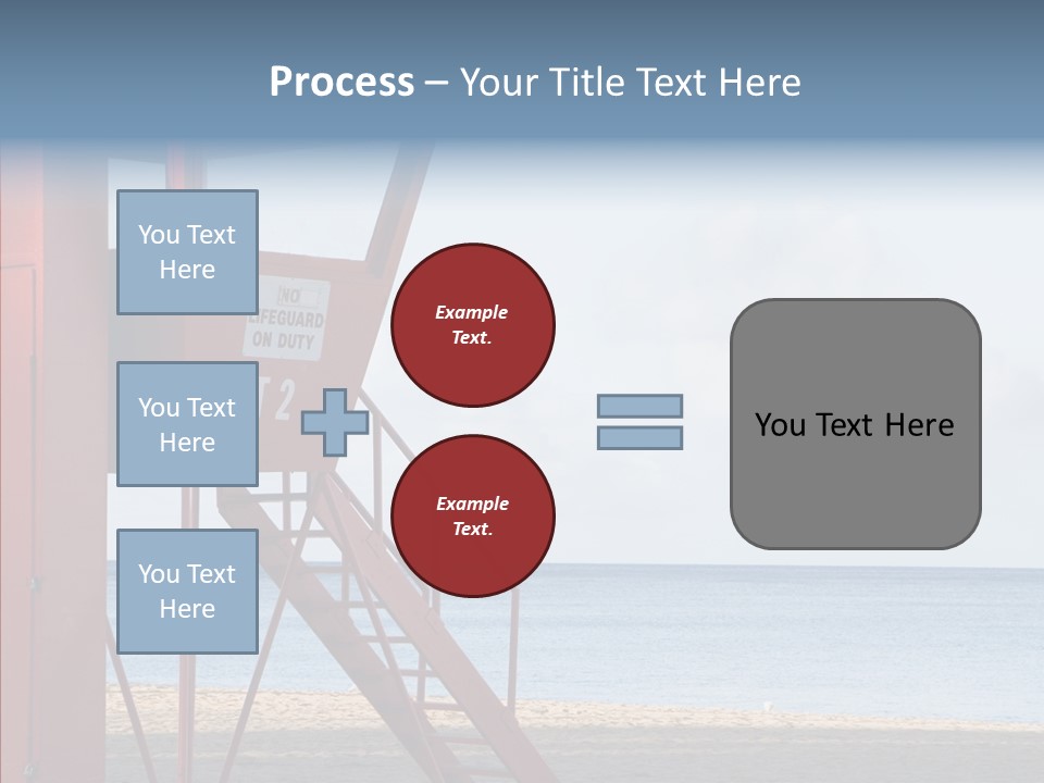 Building Beach Tropical PowerPoint Template