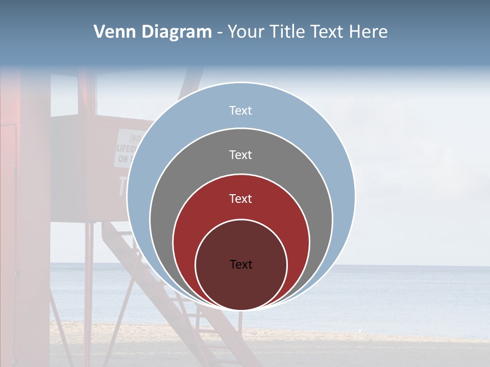 Building Beach Tropical PowerPoint Template