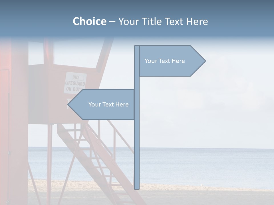 Building Beach Tropical PowerPoint Template