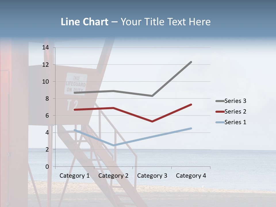 Building Beach Tropical PowerPoint Template