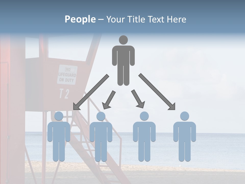 Building Beach Tropical PowerPoint Template