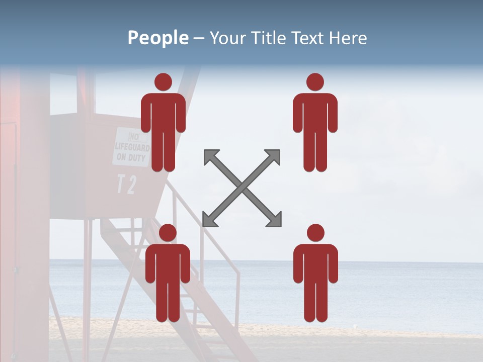 Building Beach Tropical PowerPoint Template