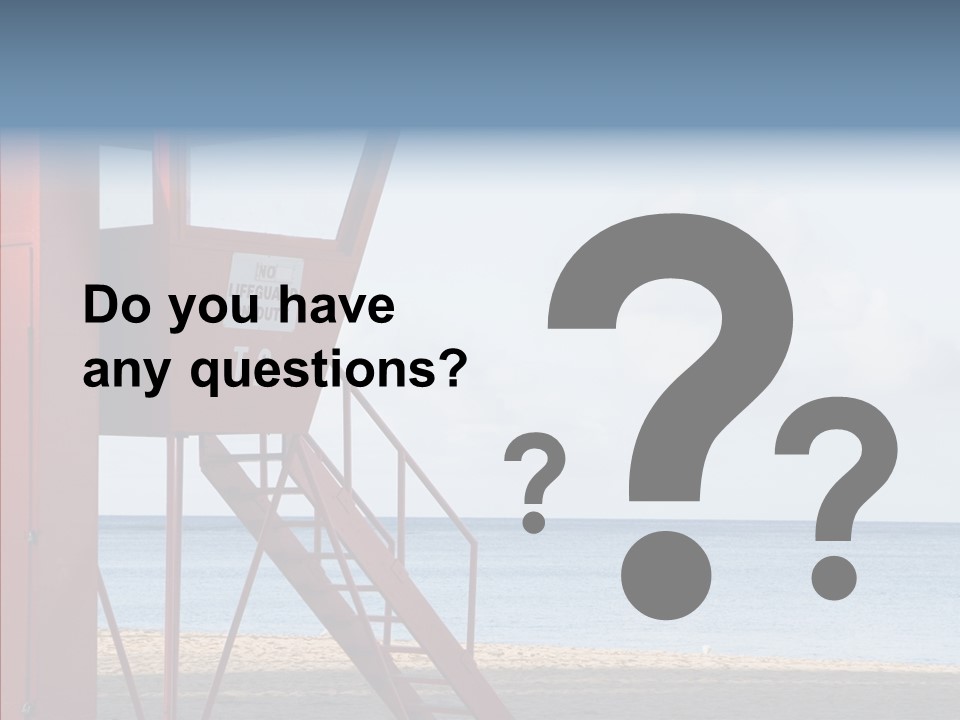 Building Beach Tropical PowerPoint Template