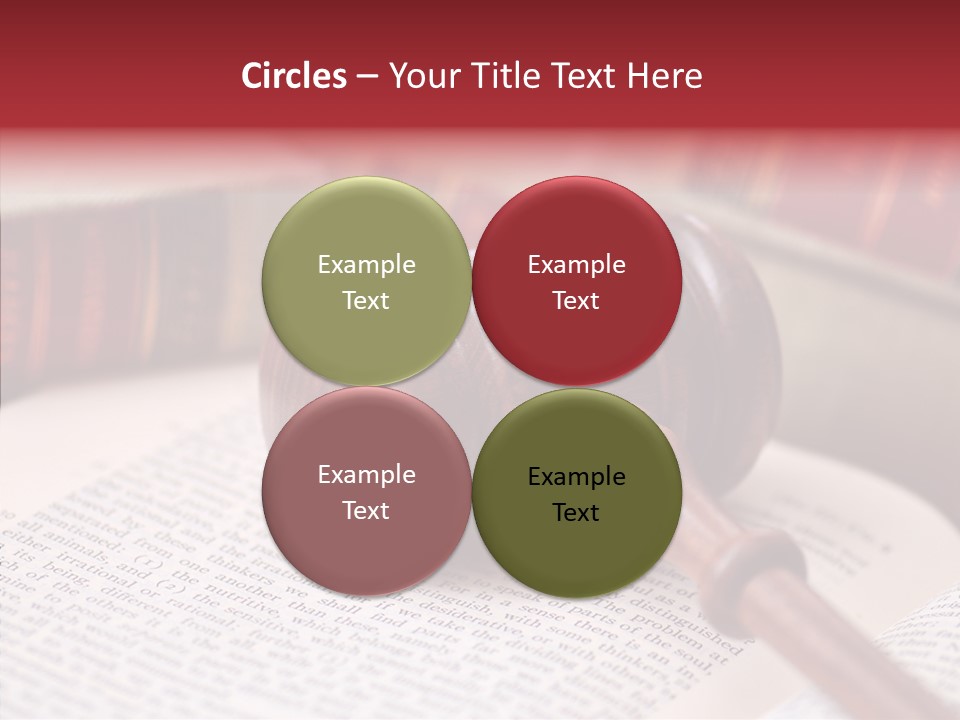 Firm Wooden Books PowerPoint Template