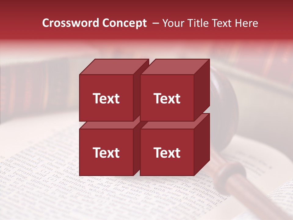 Firm Wooden Books PowerPoint Template