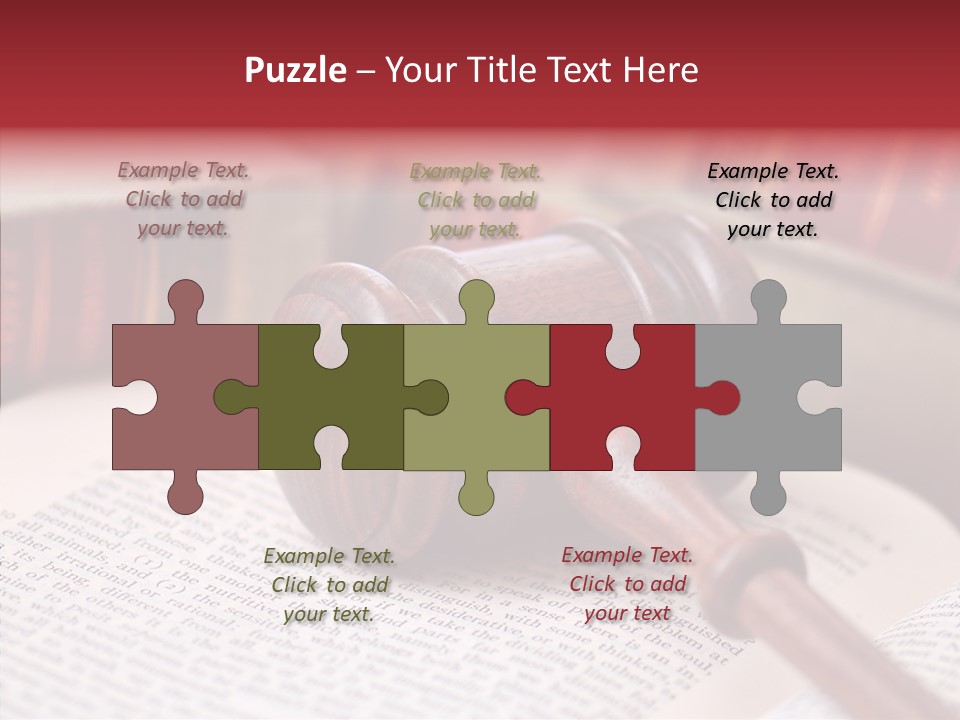 Firm Wooden Books PowerPoint Template