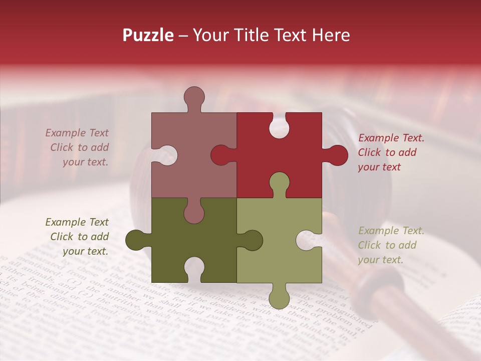 Firm Wooden Books PowerPoint Template