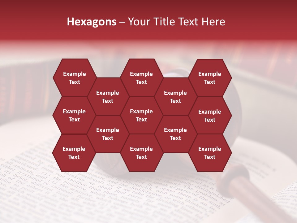 Firm Wooden Books PowerPoint Template