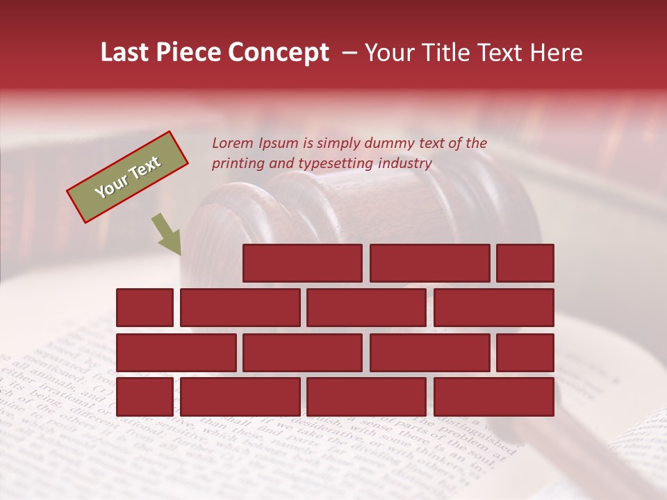 Firm Wooden Books PowerPoint Template