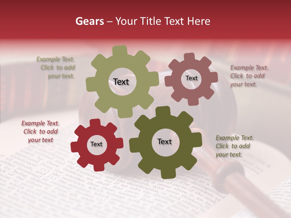 Firm Wooden Books PowerPoint Template