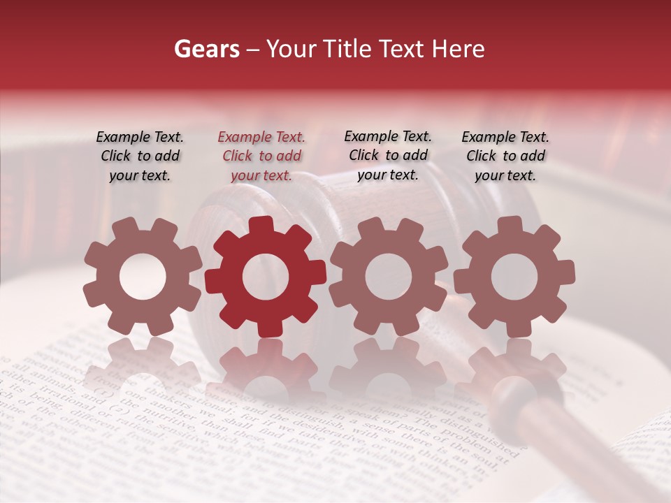 Firm Wooden Books PowerPoint Template