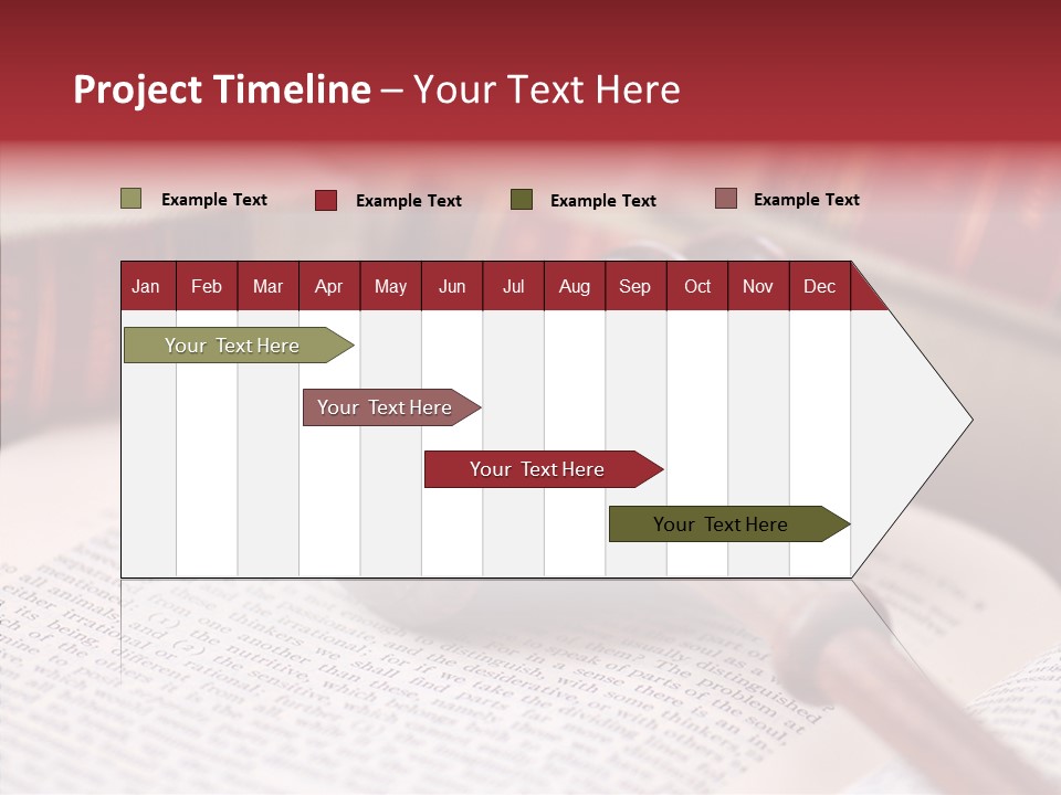 Firm Wooden Books PowerPoint Template